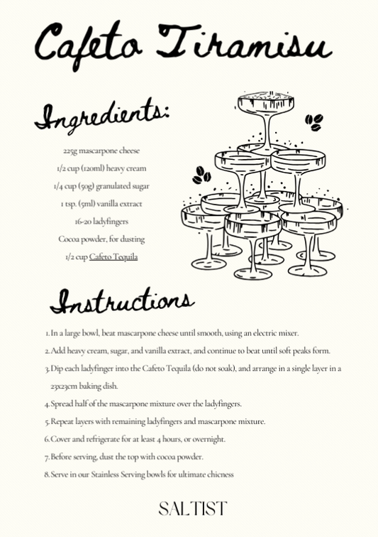 Cafeto Tiramisu Recipe