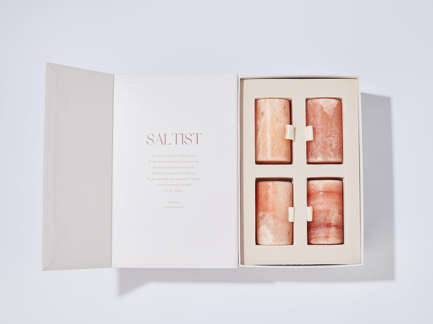 Pink Salt Tequila Shot Glasses: Set of 4 - Saltist