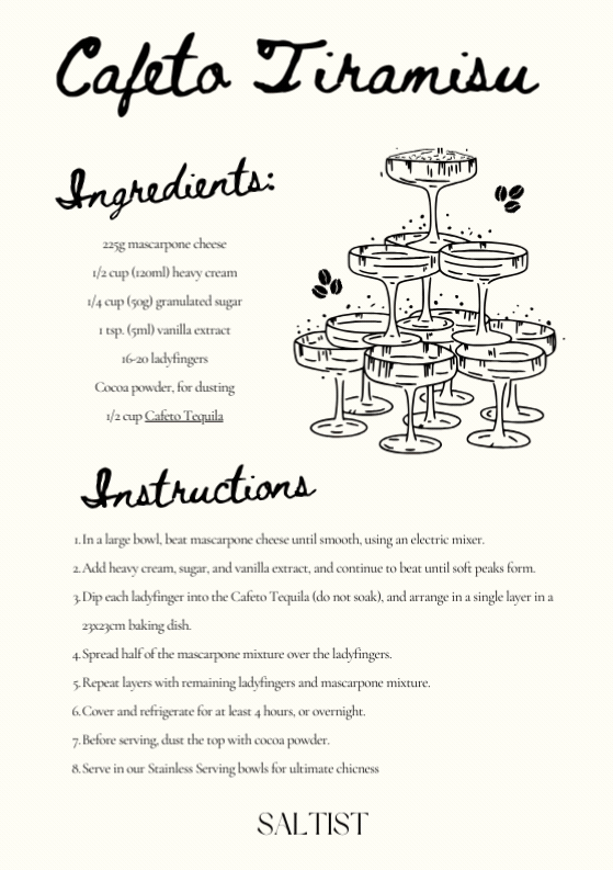 Cafeto Tiramisu Recipe