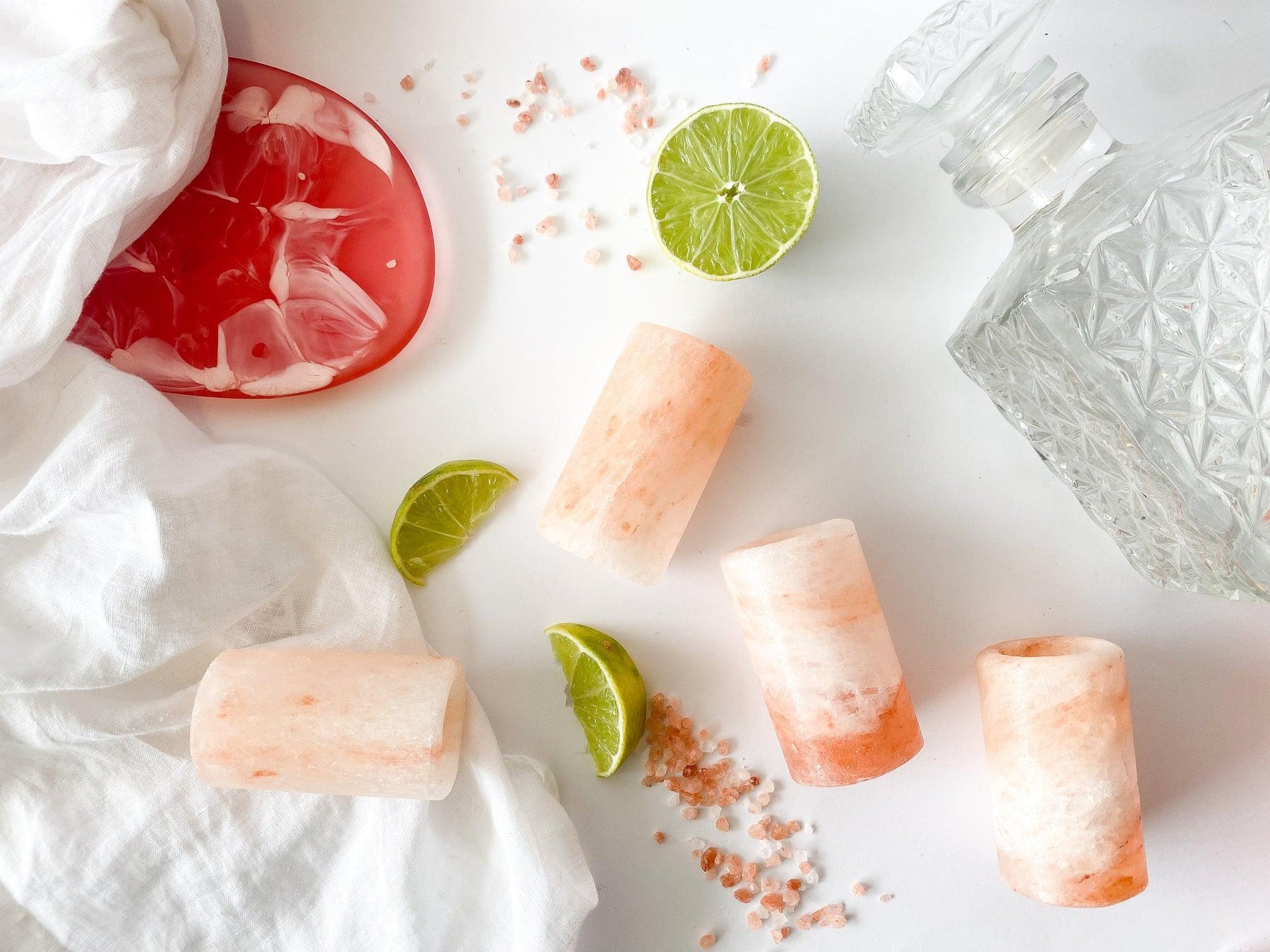 Introducing SALTIST: 100% Pink Himalayan Salt Shot Glasses - Saltist Co