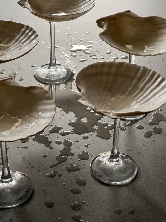 Sea Shell Cocktail Glass