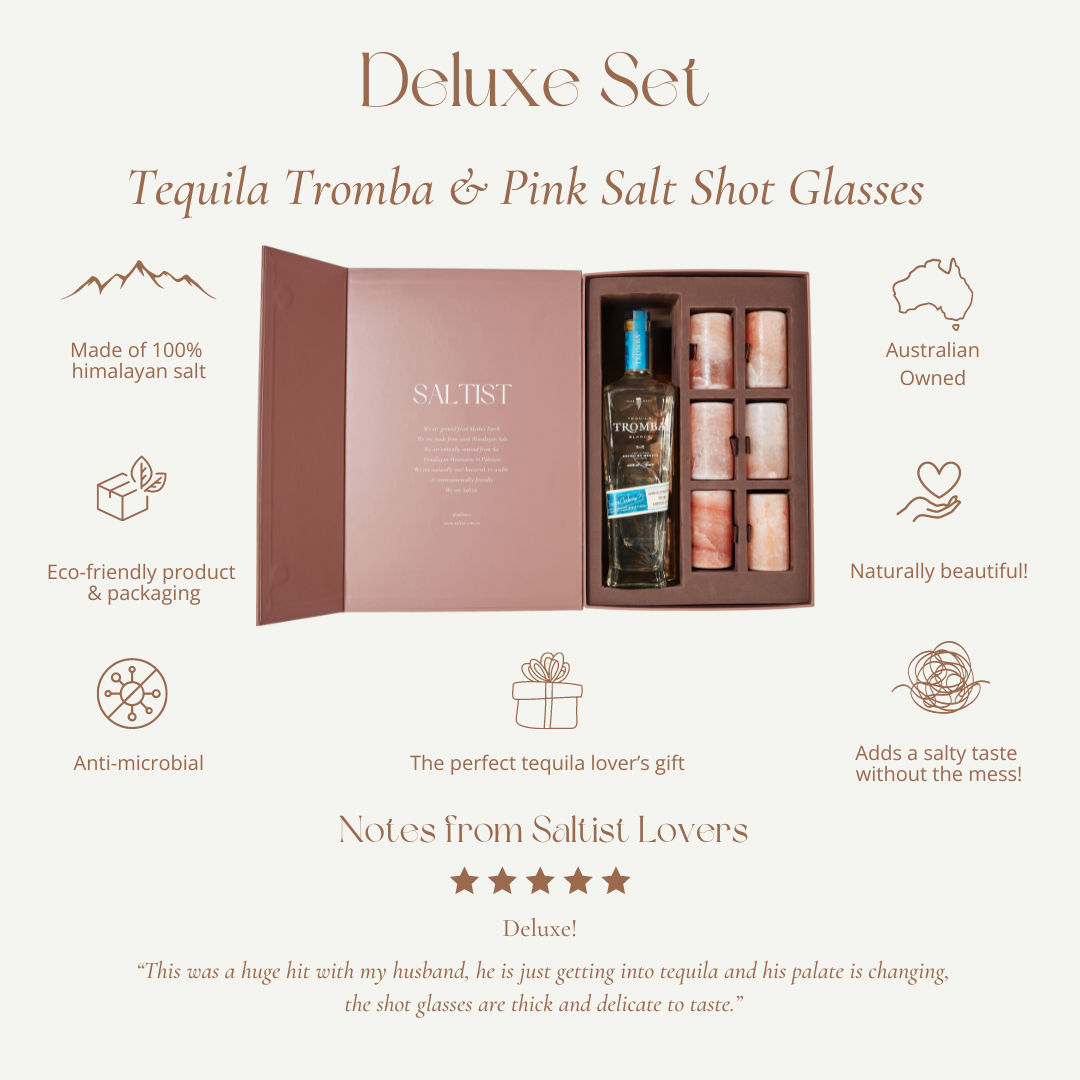 Deluxe Tequila Lover Gift Set: Pink