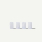 LIMITED EDITION: White Salt Tequila Shot Glasses: Set of 4