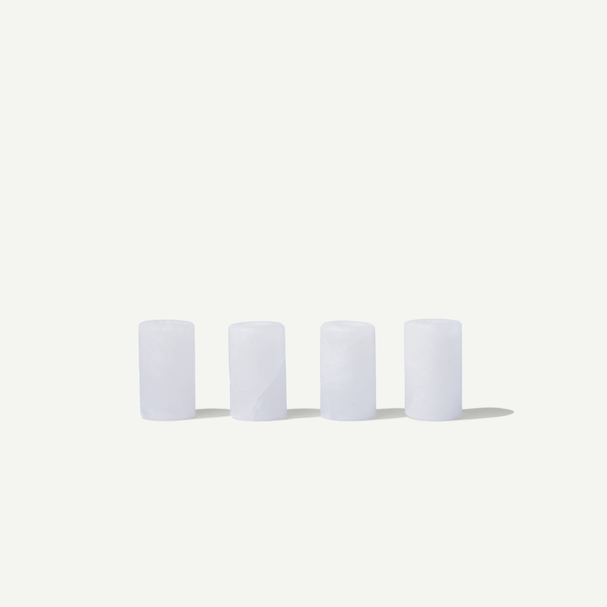 LIMITED EDITION: White Salt Tequila Shot Glasses: Set of 4