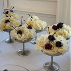 Stainless serving bowls