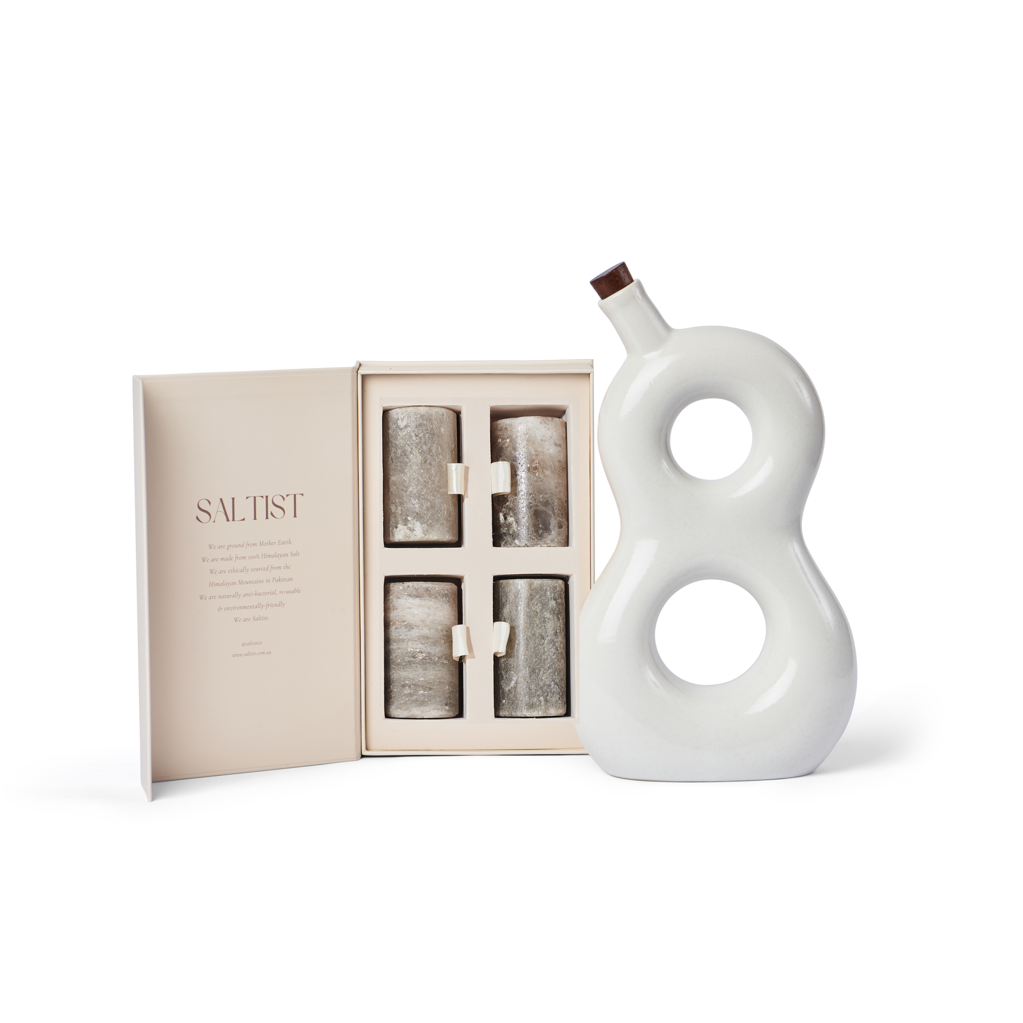 The Kendall Set: 818 Reserve Tequila & Salt Shot Glasses Gift Set
