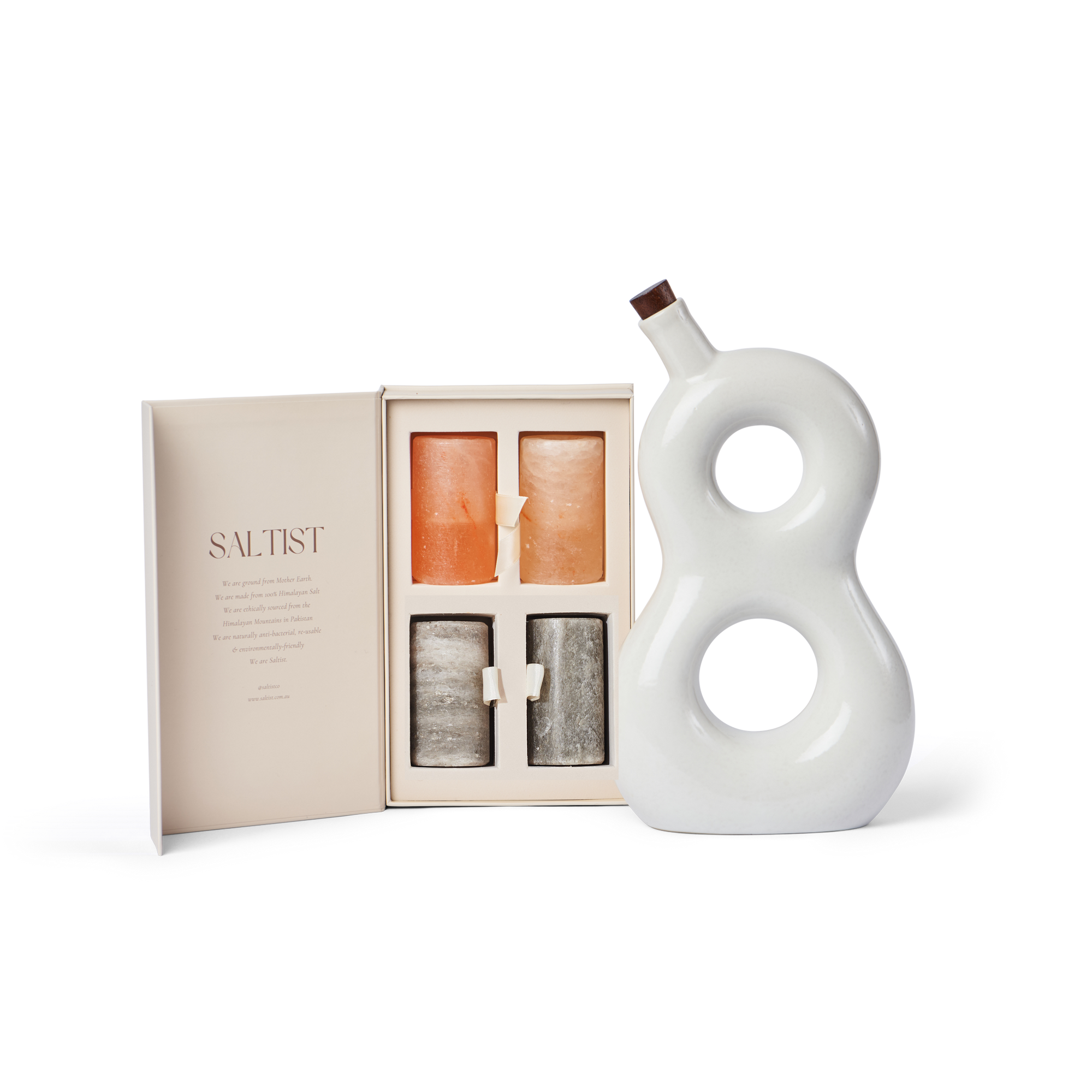 The Kendall Set: 818 Reserve Tequila & Salt Shot Glasses Gift Set