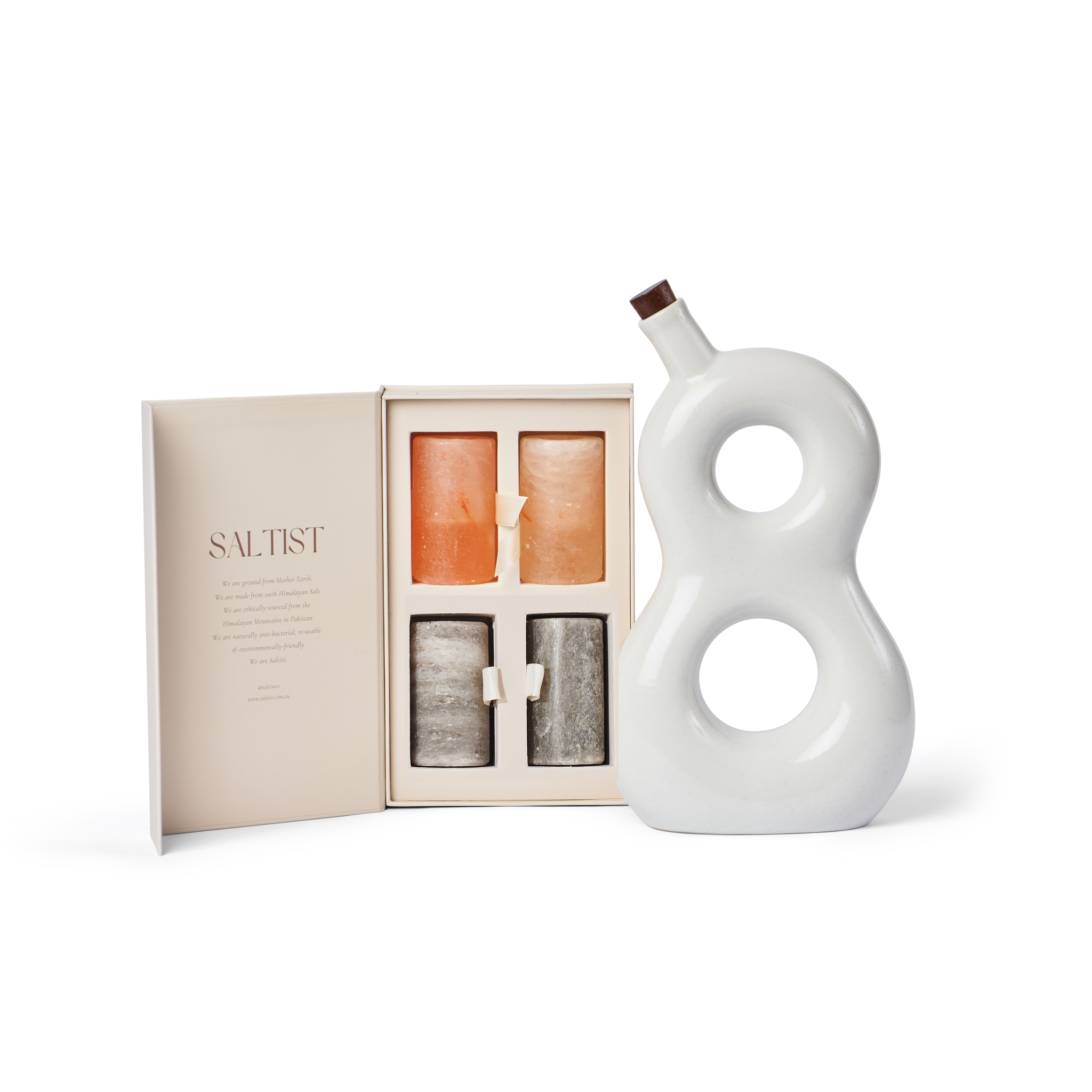The Kendall Set: 818 Reserve Tequila & Salt Shot Glasses Gift Set