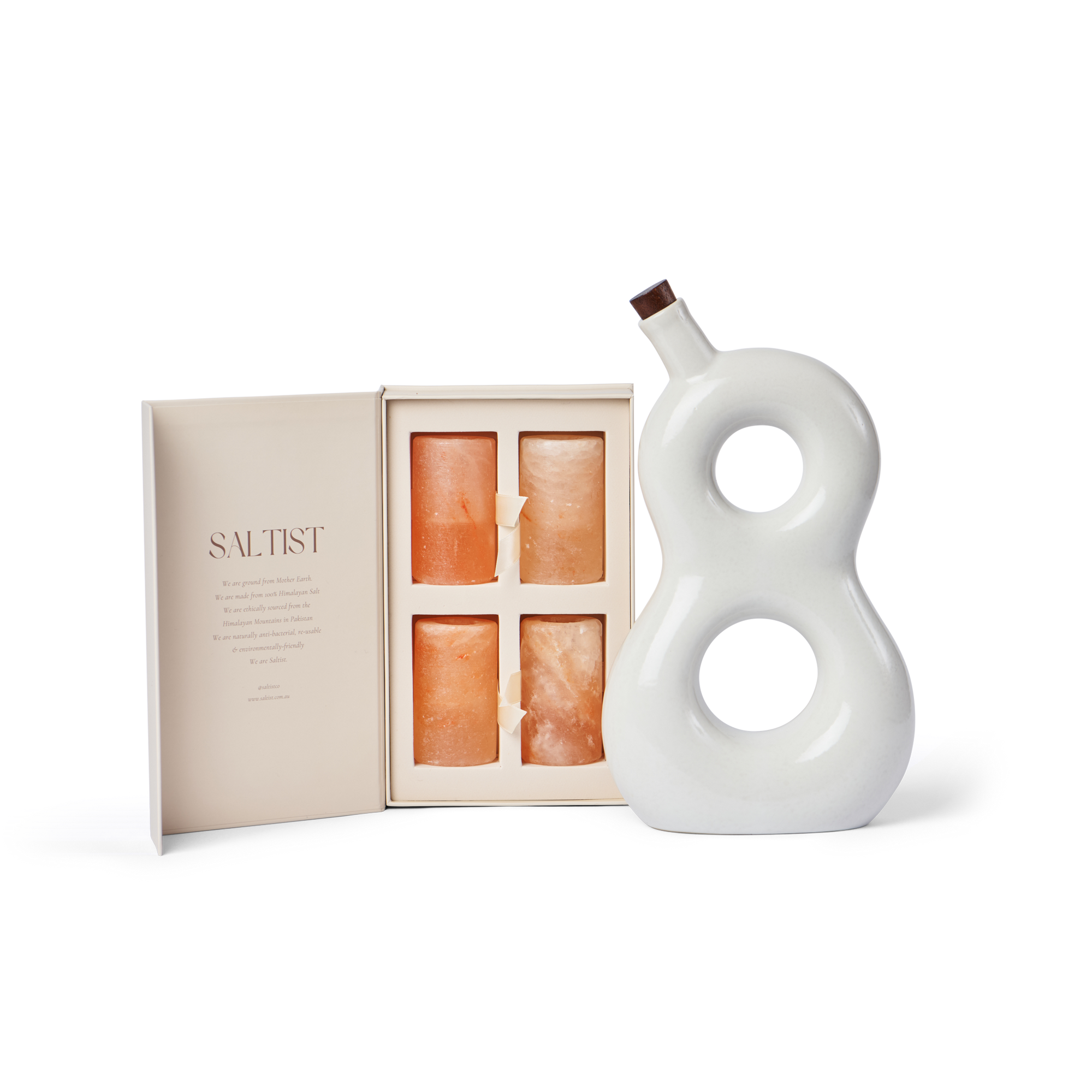The Kendall Set: 818 Reserve Tequila & Salt Shot Glasses Gift Set