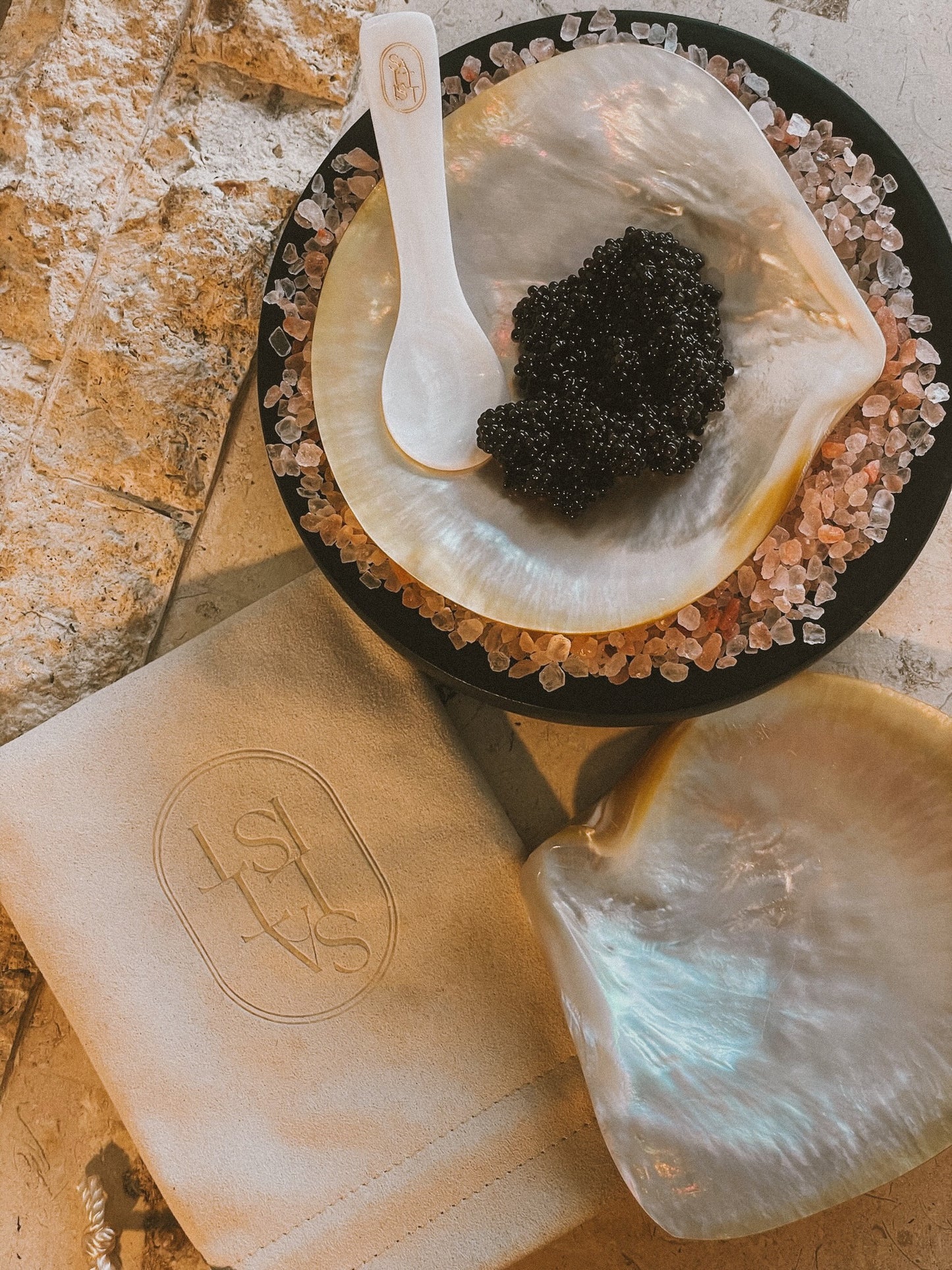 Mother of Pearl Caviar Plate