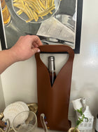 Leather-Look Wine, Champagne & Tequila Carrier Bag