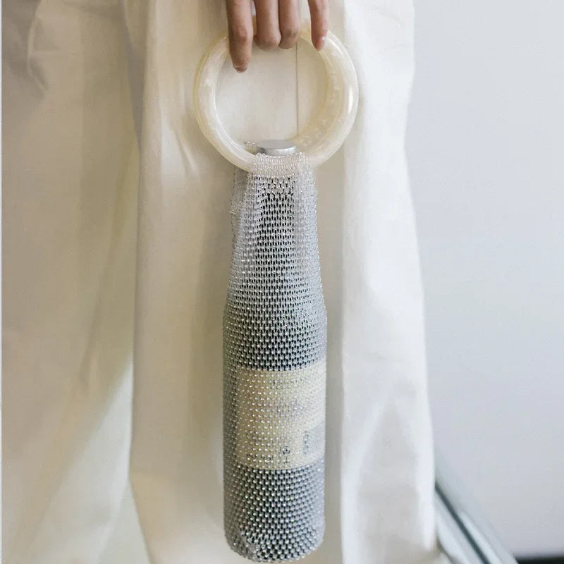 818 Blanco Tequila + Luxe Diamante Wine Bag