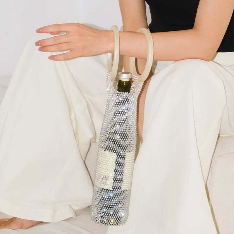 Luxe Diamond Tequila (or Wine) Carrier Bag