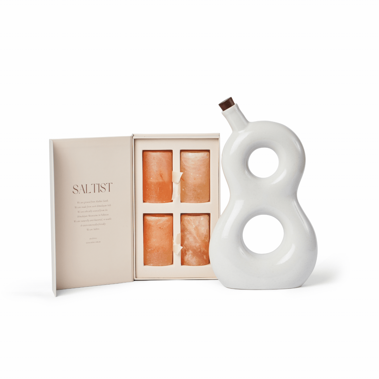 The Kendall Set: 818 Reserve Tequila & Salt Shot Glasses Gift Set