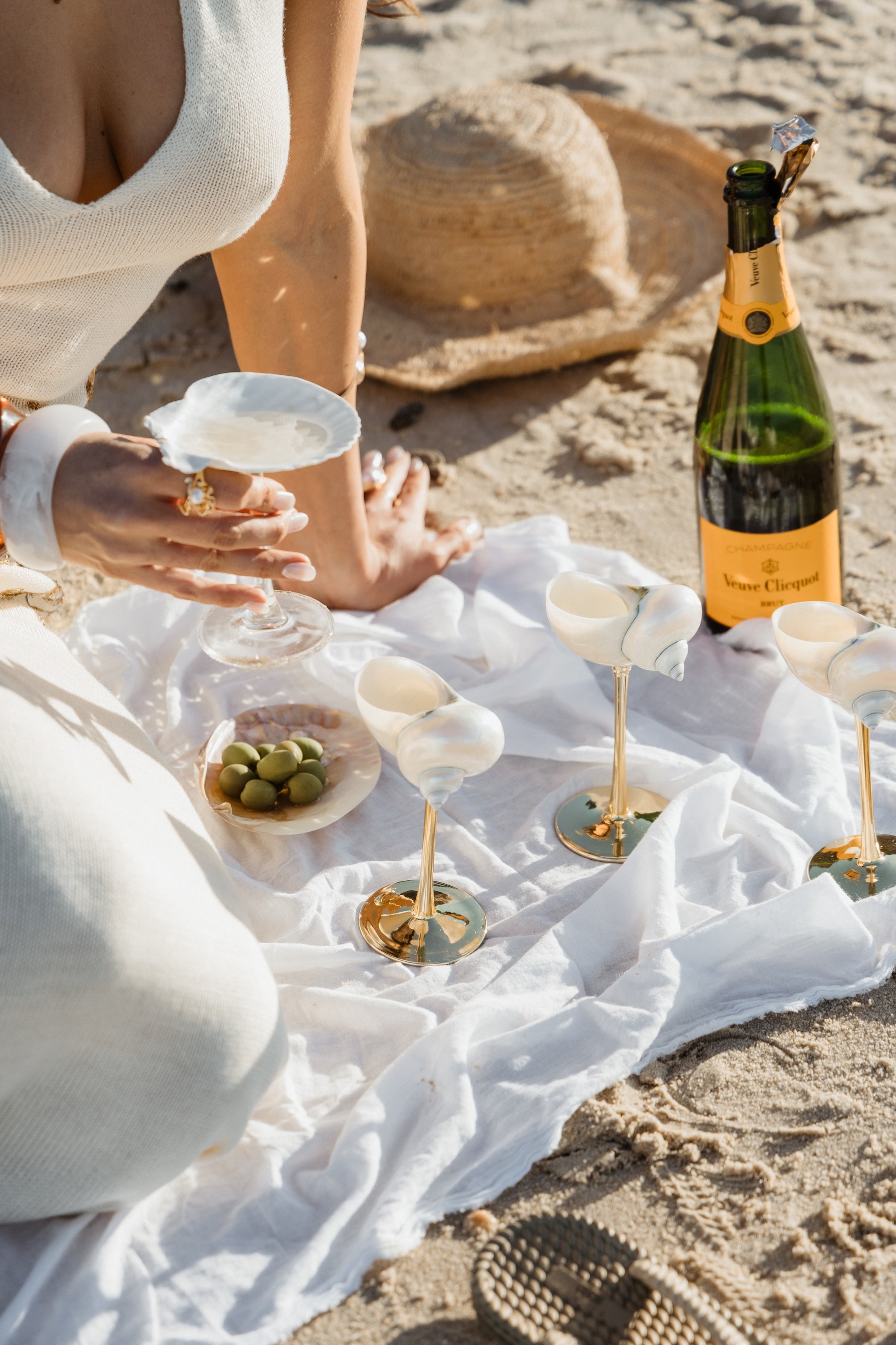 Sea Shell Cocktail Glass