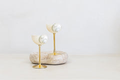 Conch Shell Cocktail Glass: Gold