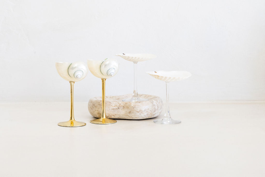 Shell Cocktail Glass Bundle