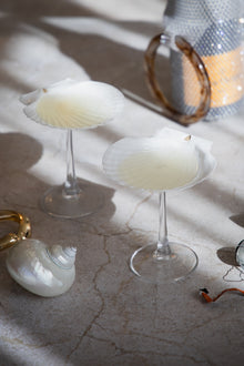 Sea Shell Cocktail Glass