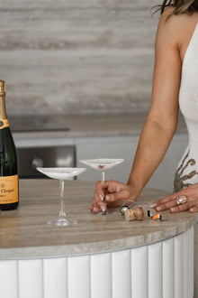 Sea Shell Cocktail Glass