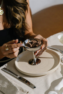 Stainless serving bowls