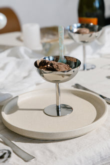 Stainless serving bowls