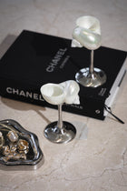 Conch Shell Cocktail Glass: Silver