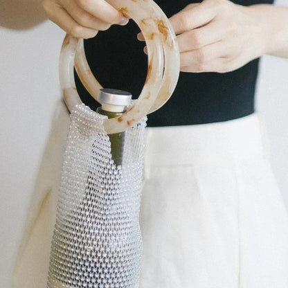 Luxe Diamond Tequila (or Wine) Carrier Bag