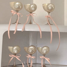 Conch Shell Cocktail Glass: Silver