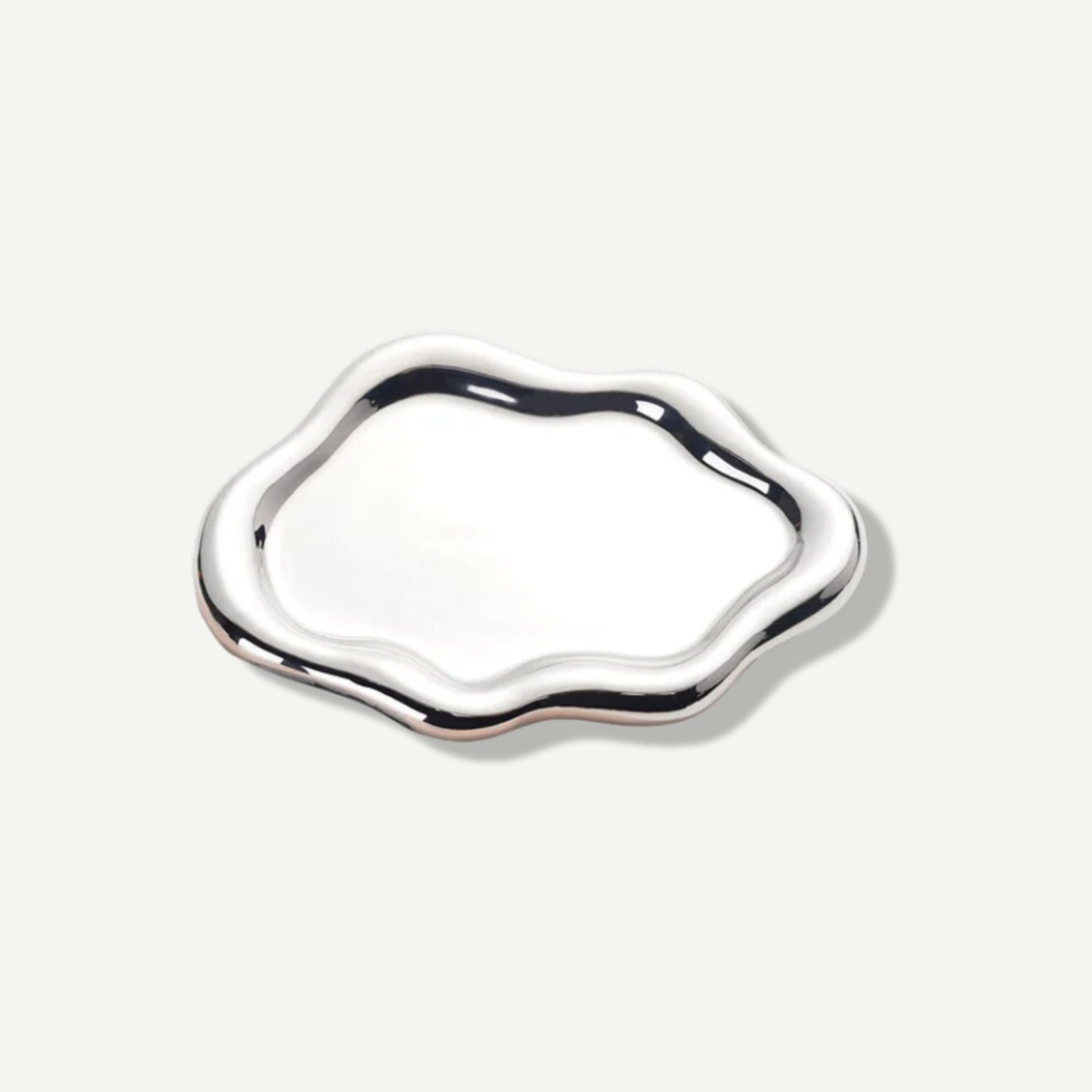 Chrome Cloud Dish