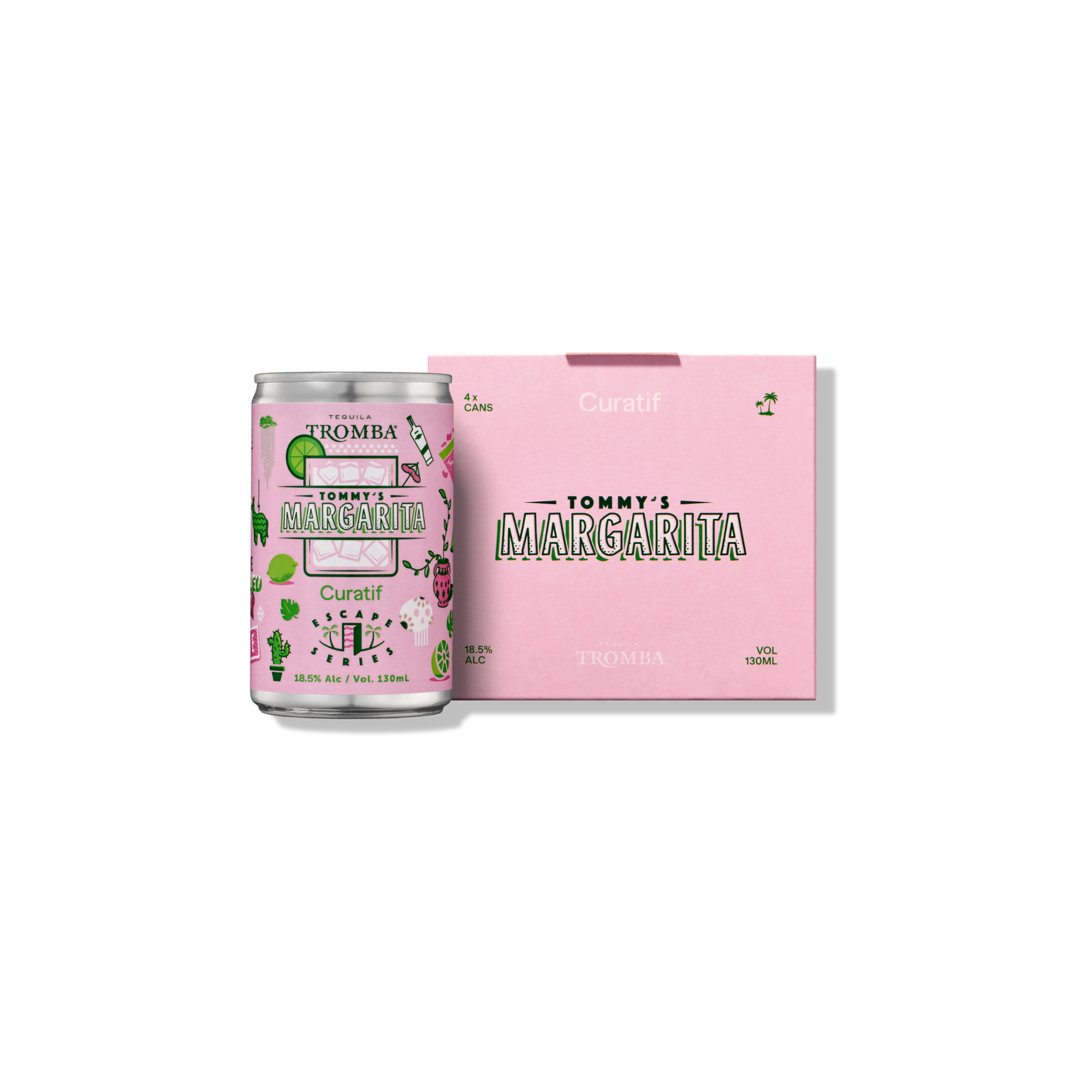 Curatif Tequila Tromba Tommy's Margarita Cans