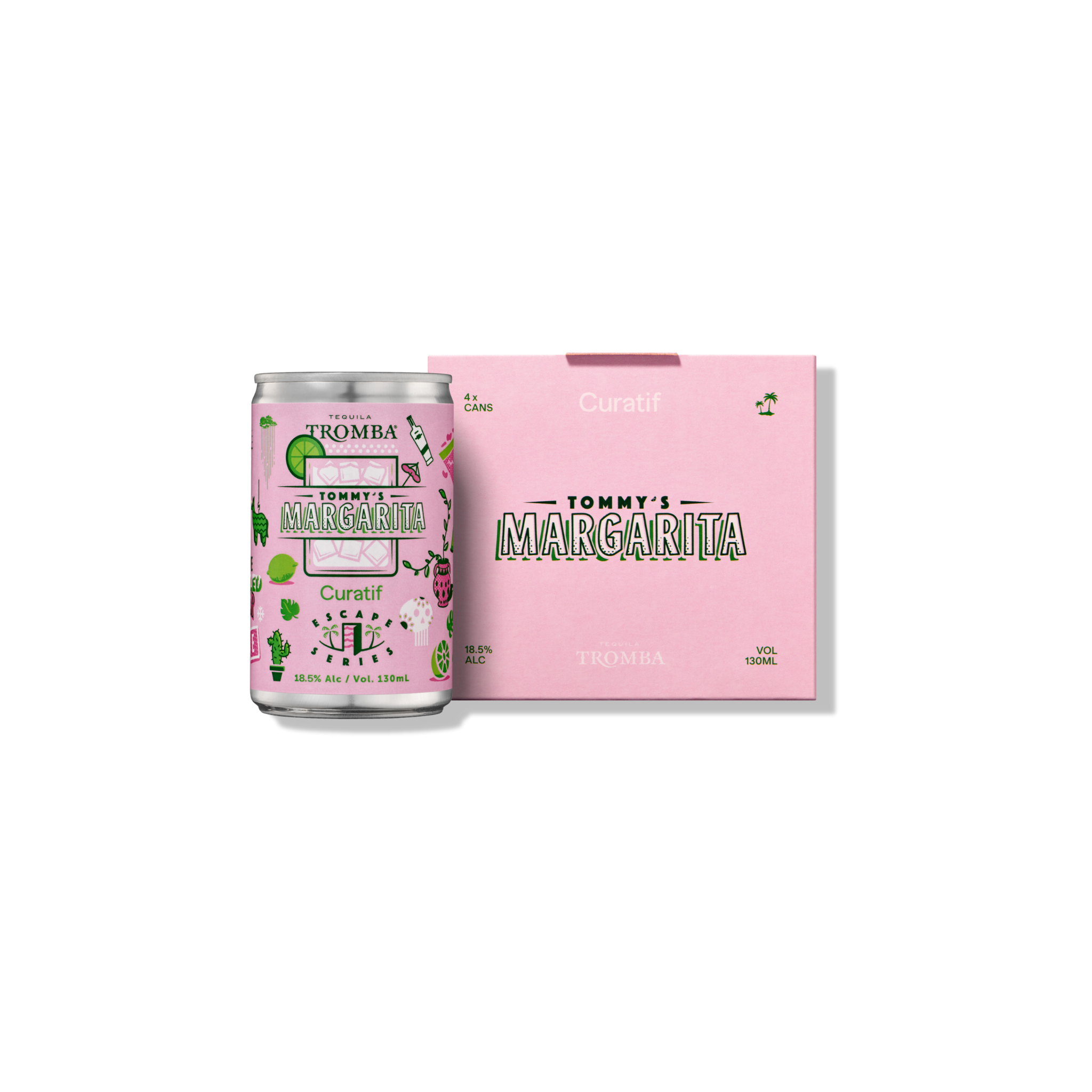 Curatif Tequila Tromba Tommy's Margarita Cans