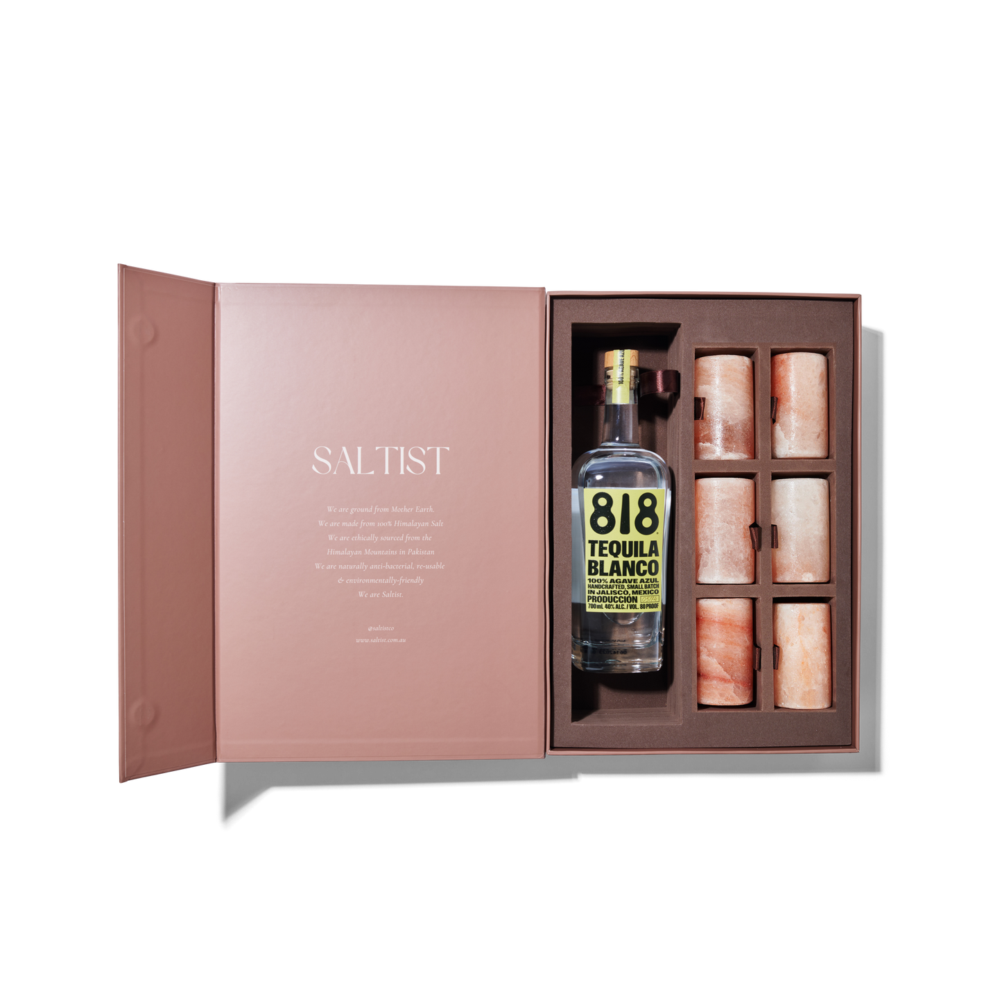 Deluxe Tequila Lover Gift Set: Pink
